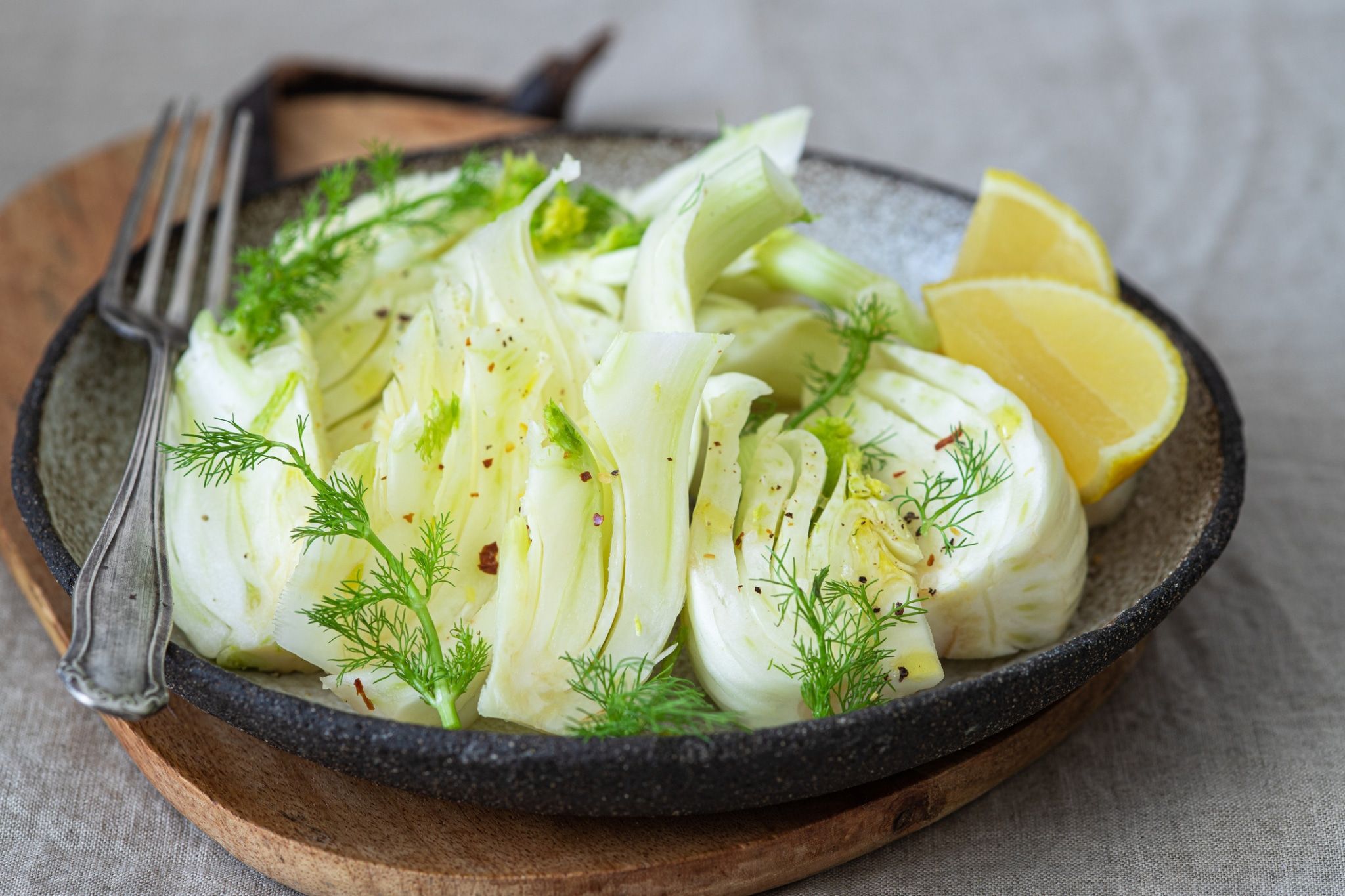 Salade de fenouil frais