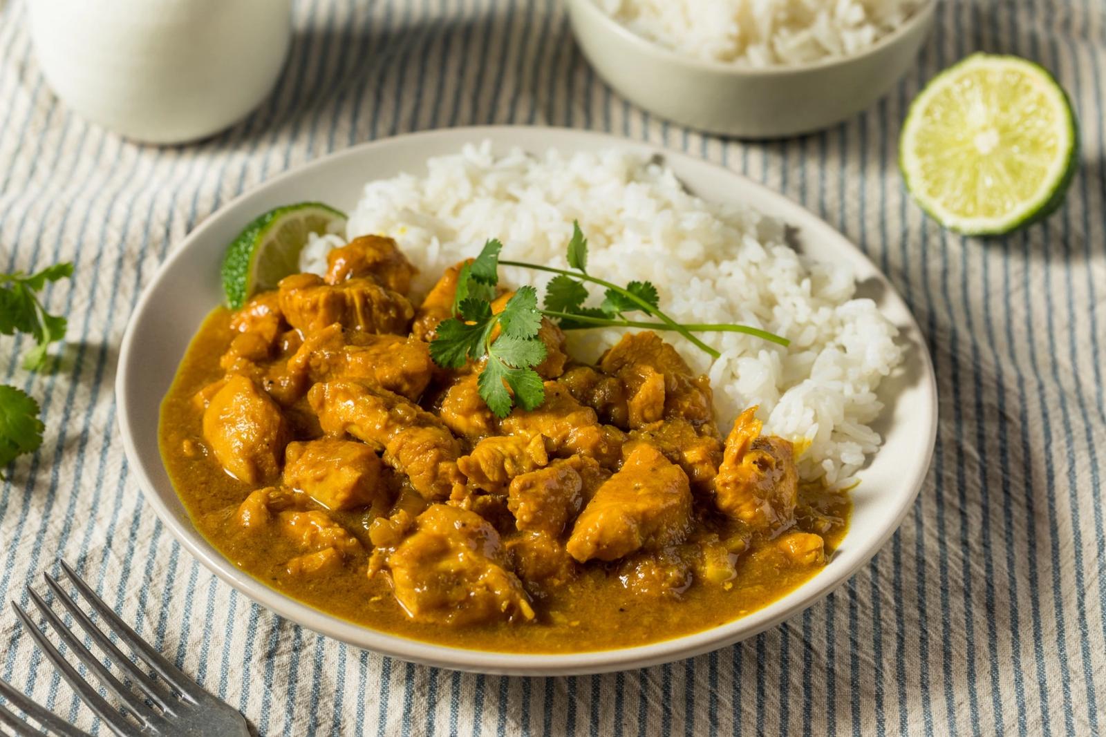 Recette poulet au curry et noix de coco maison