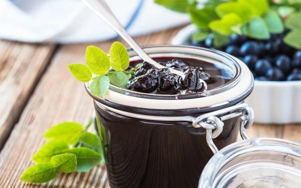 Compote de myrtilles