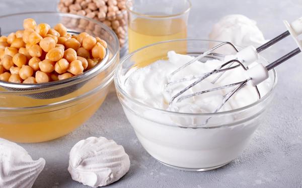 Meringue végétalienne à l'aquafaba