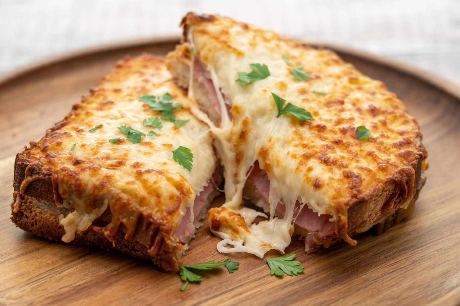 Recette croque-monsieur jambon, fromage et ananas
