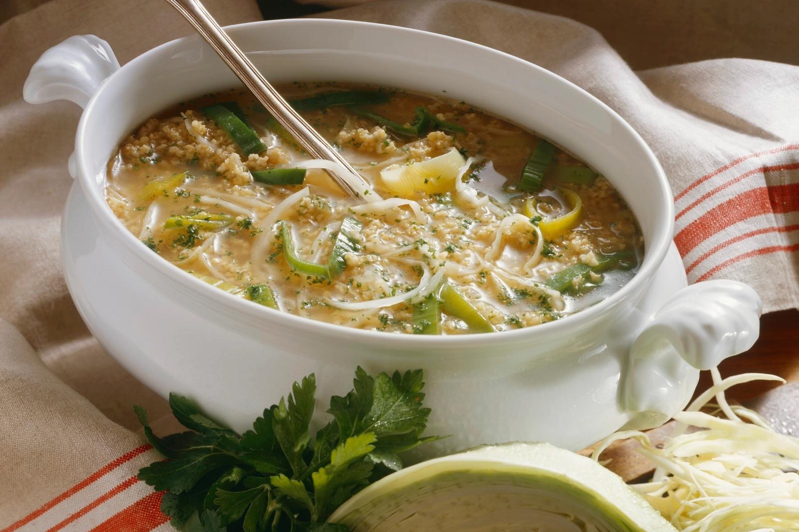 Soupe de millet aux légumes