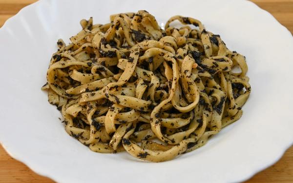 Fettuccine aux trompettes-de-la-mort