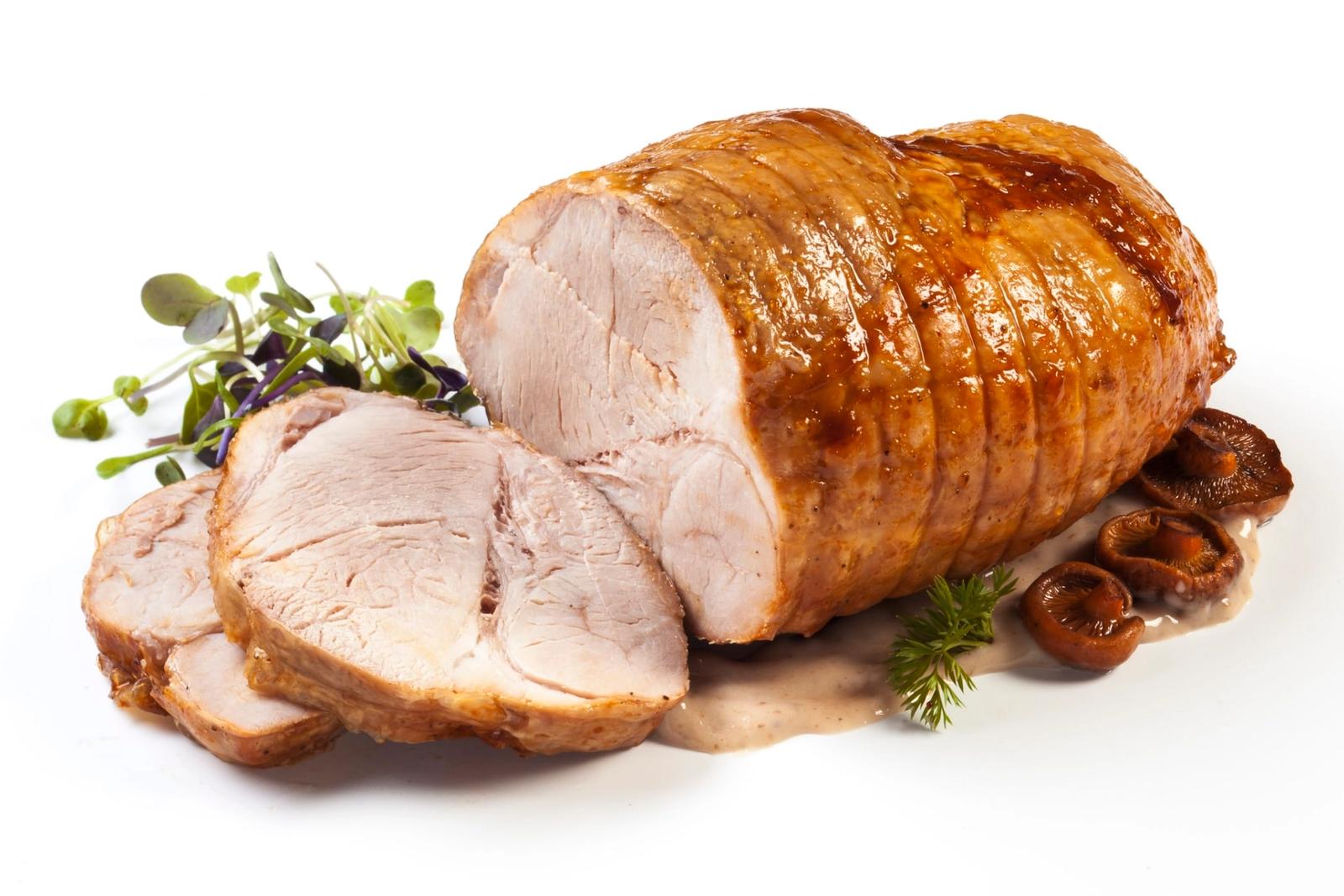 Recette de rôti de porc et sauce aux champignons