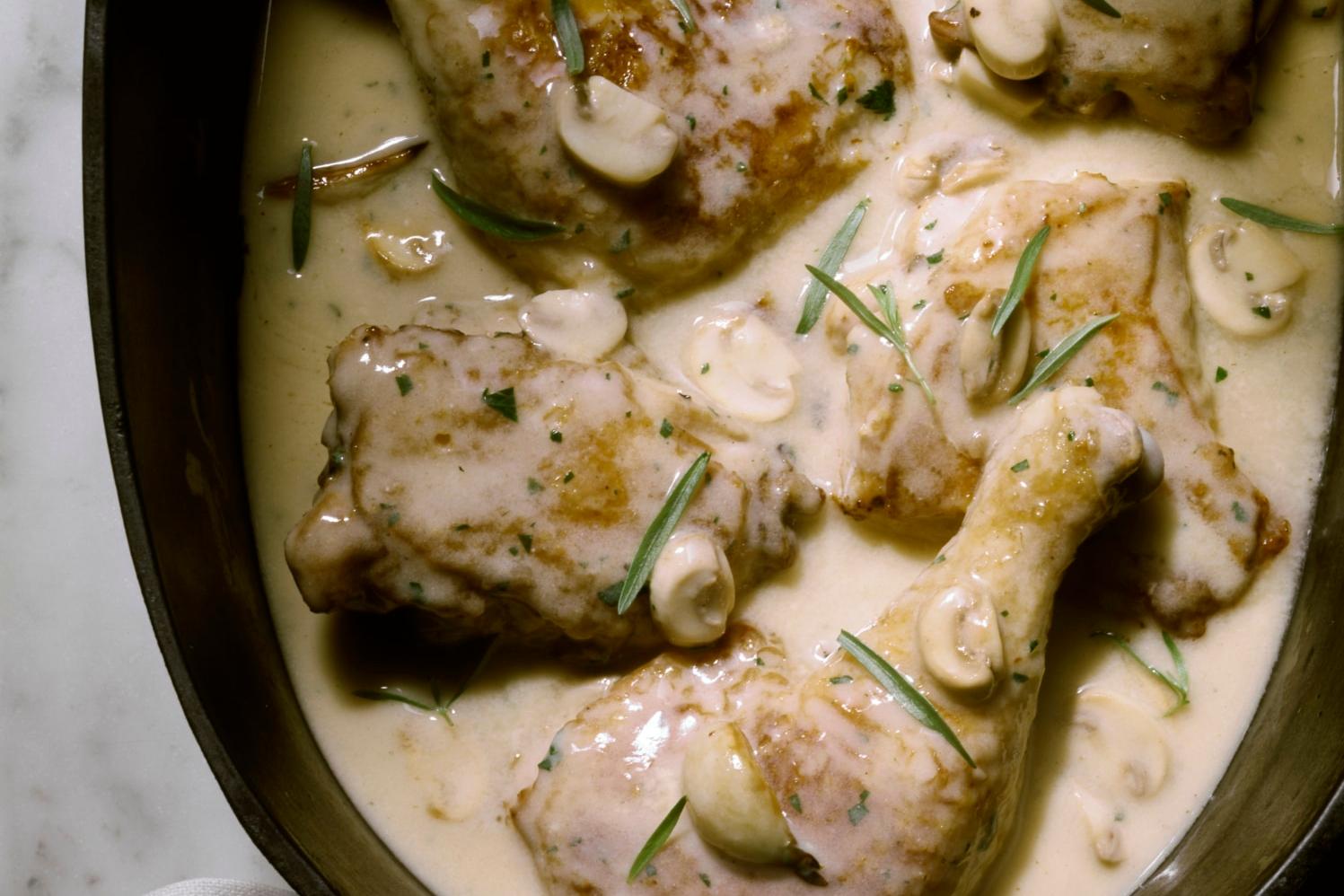 Recette du coq au riesling