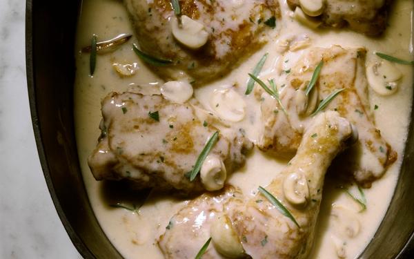 Recette du coq au riesling