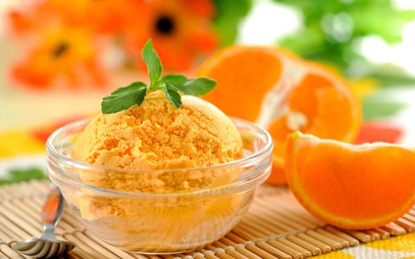 Sorbet à l'orange