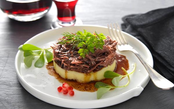 Parmentier de joues de bœuf
