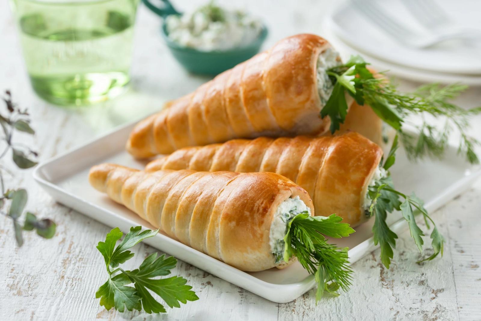 Carottes farcies au croissant de Pâques