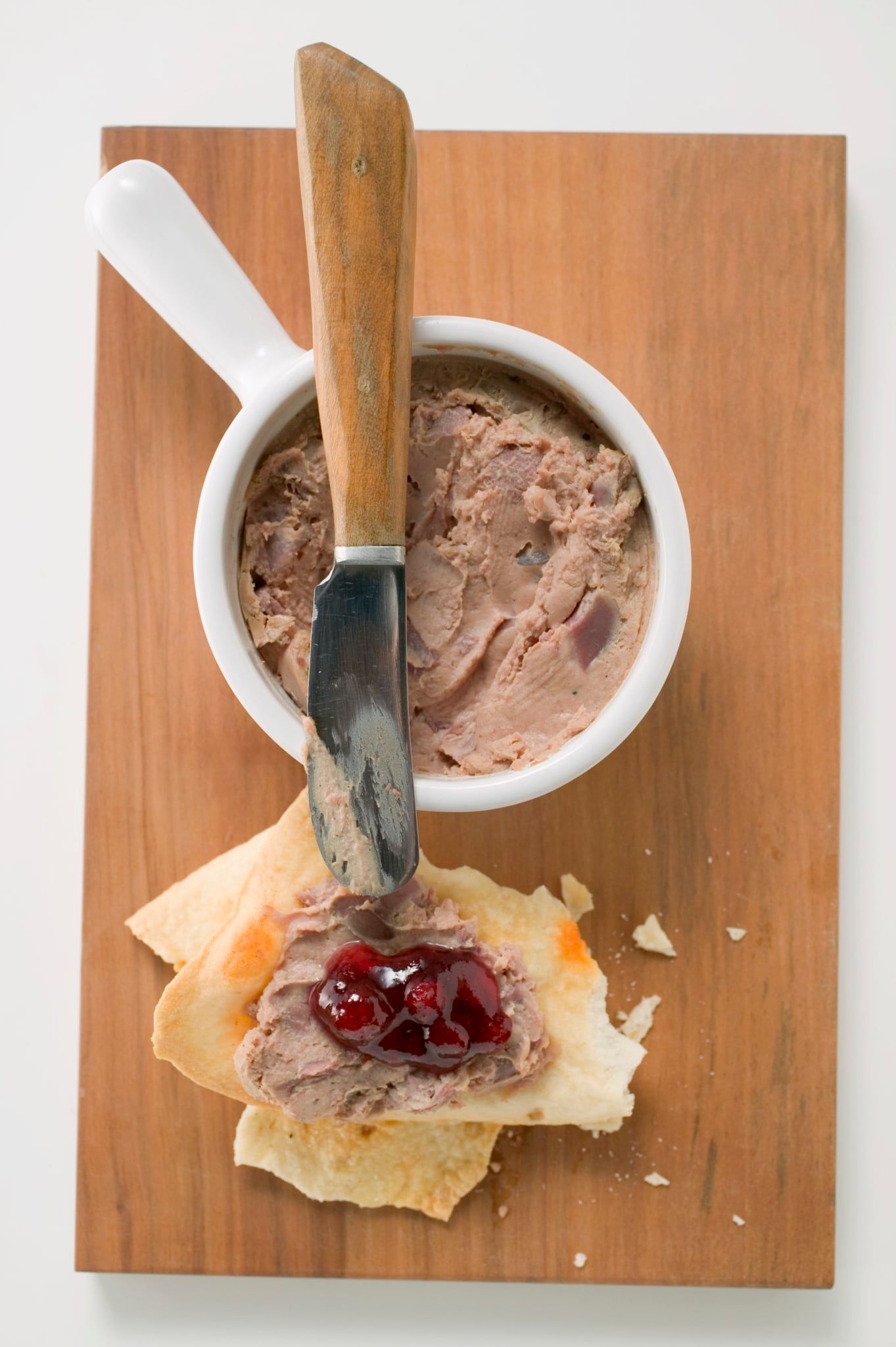Rillettes de canard à la compote de cerises