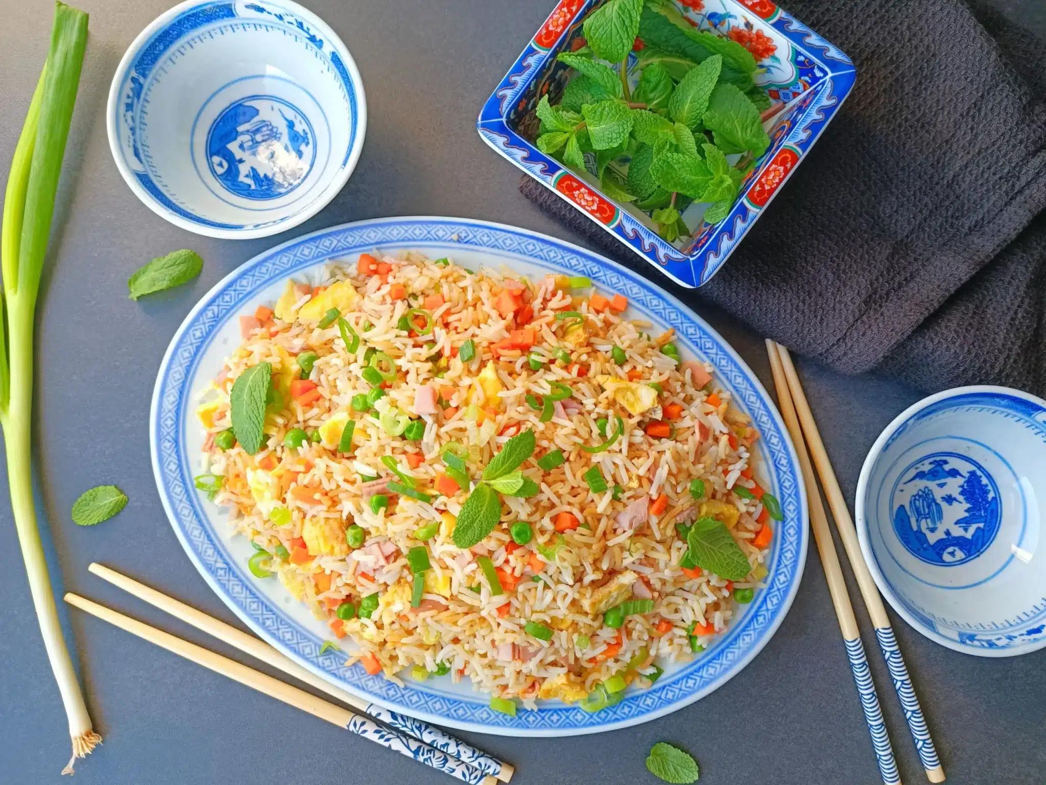 Riz cantonais maison : recette facile et rapide à réaliser