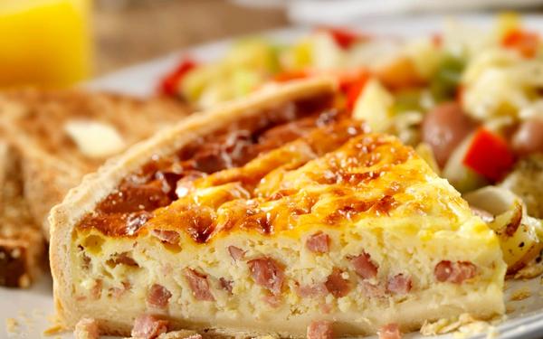 Recette quiche au jambon et fromage