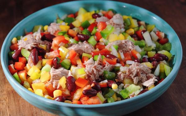 Recette salade thon poivrons