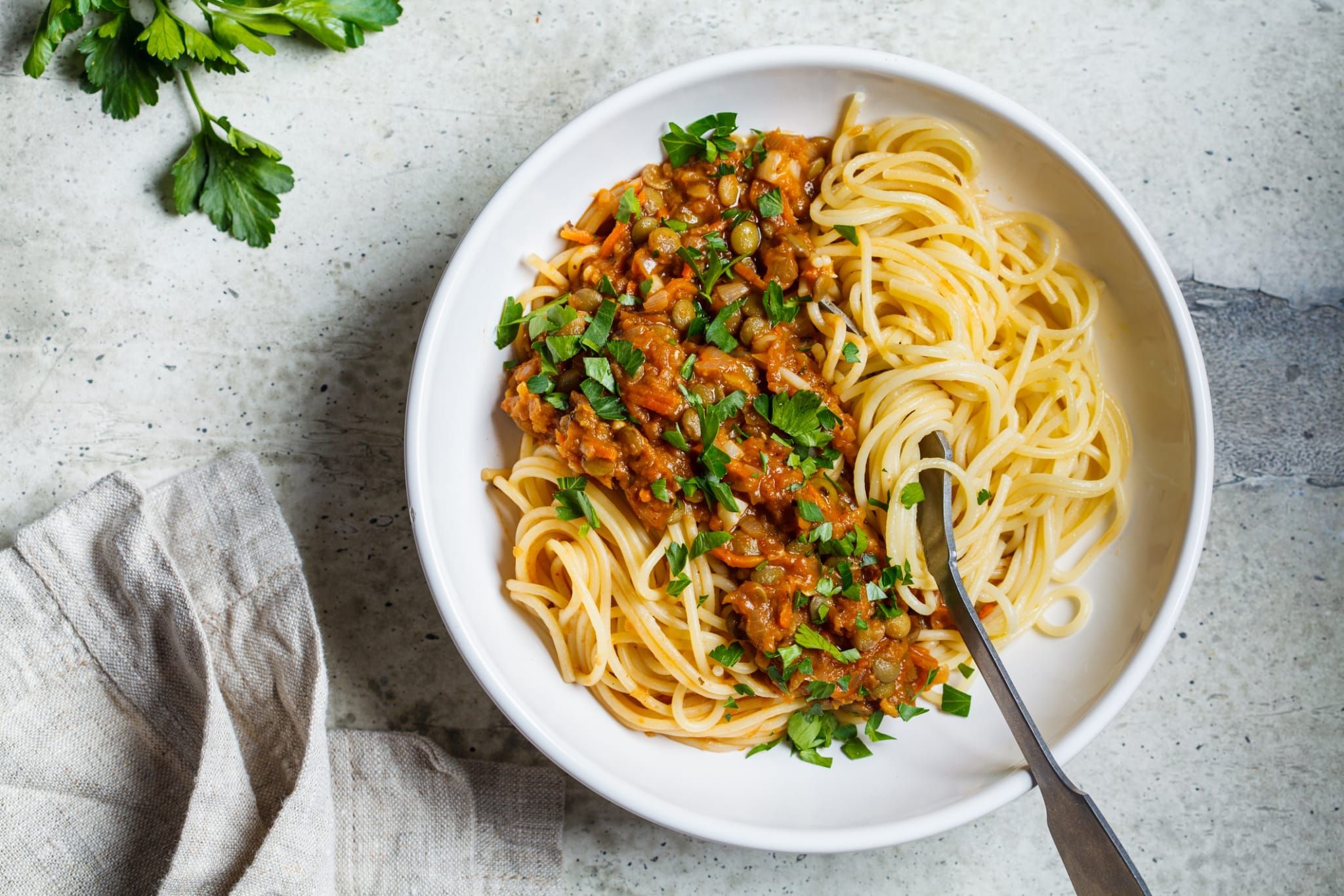 Bolognaise de lentilles