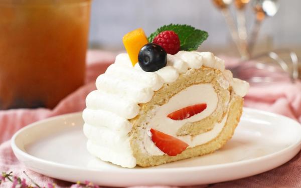 Gâteau suisse à la crème à la vanille