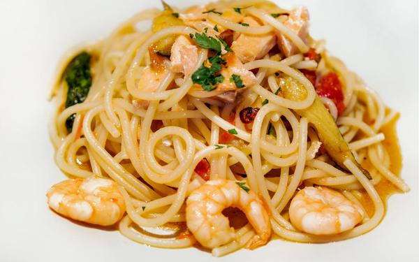 Spaghetti de fruits de mer