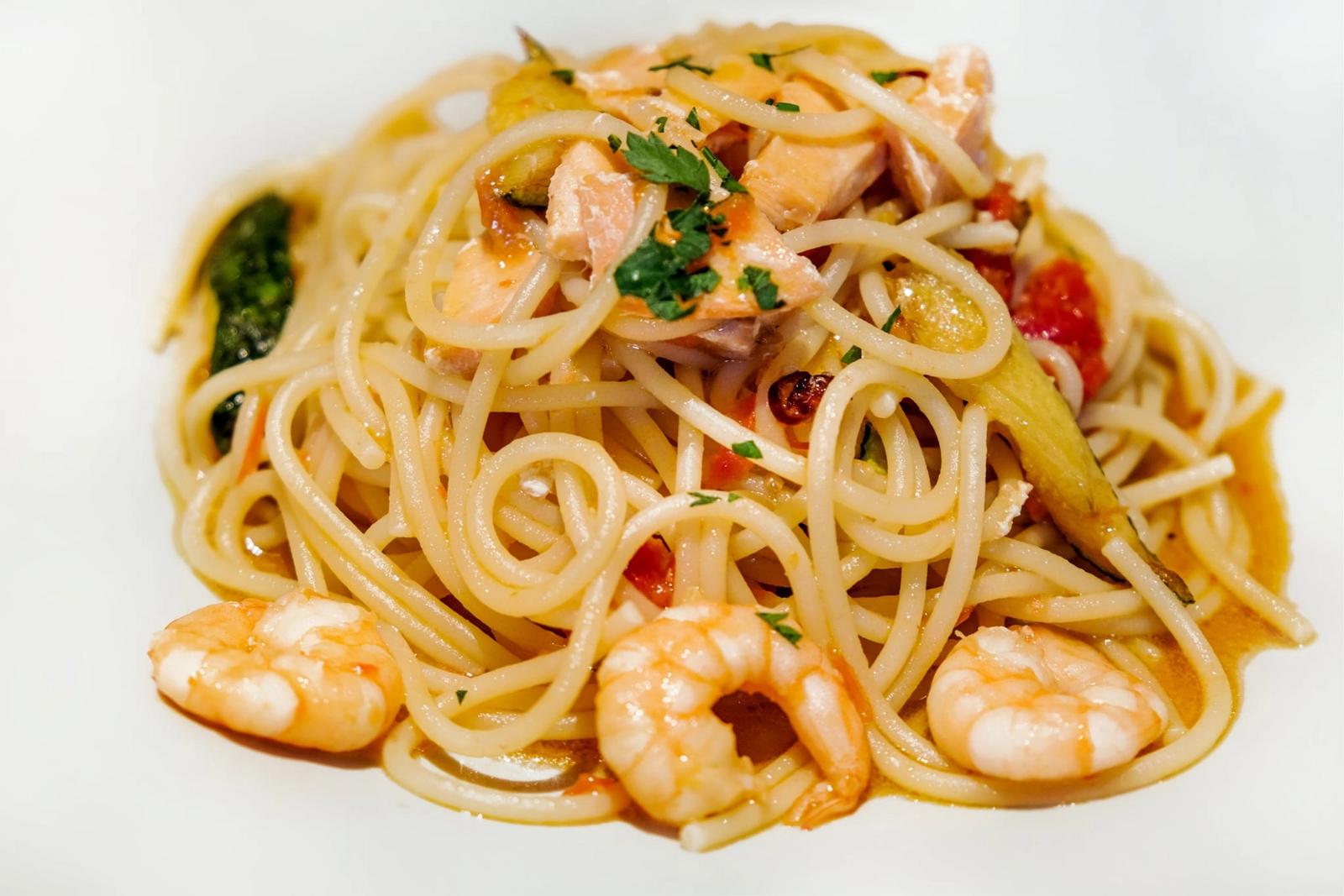 Spaghetti de fruits de mer