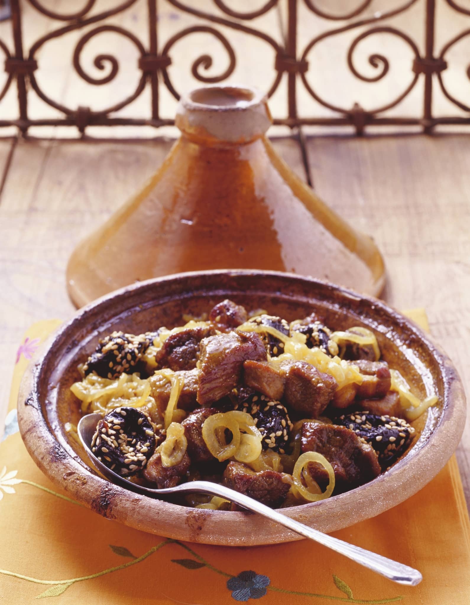Tajine d'agneau aux pruneaux