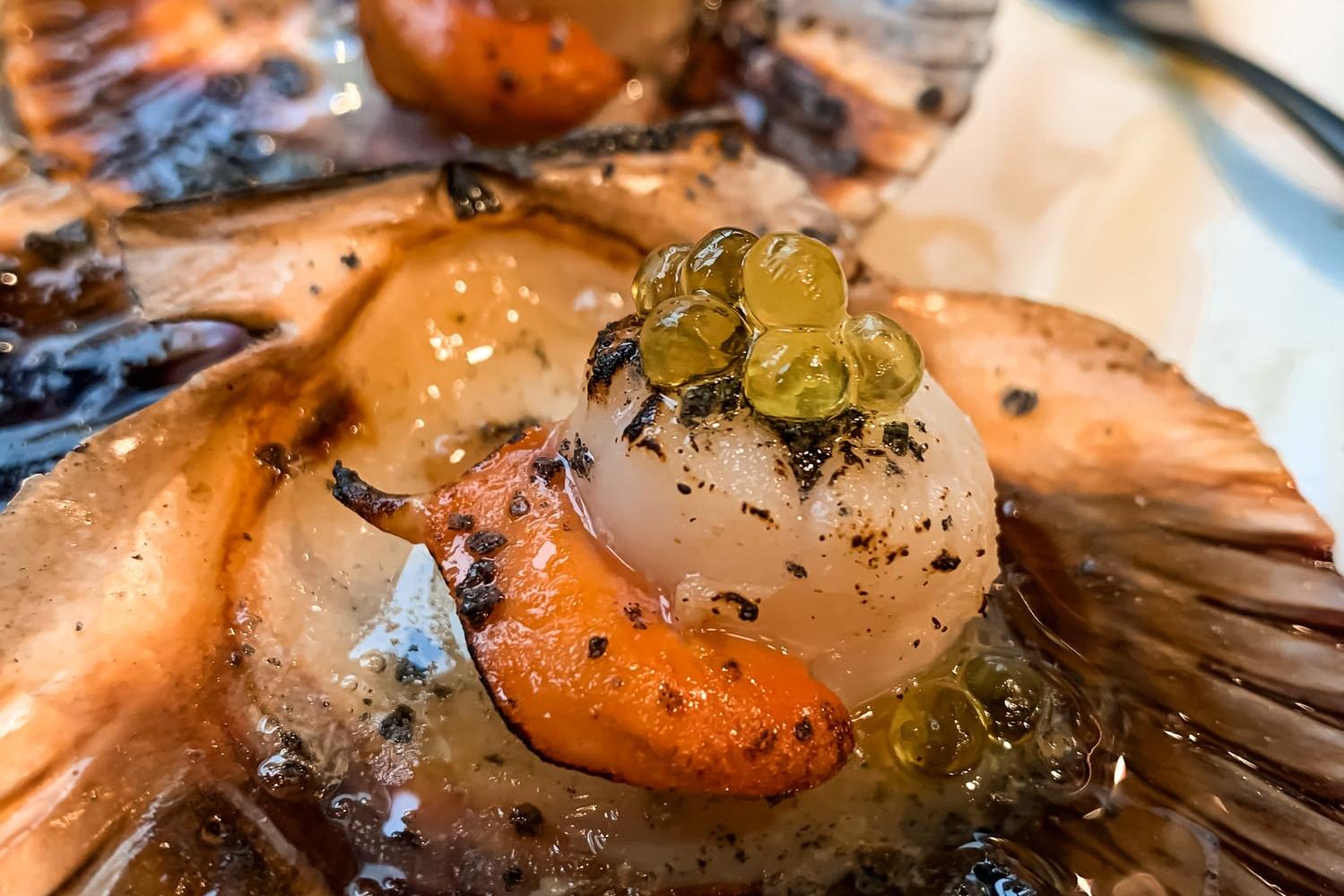 Recette pétoncles poêlées aux oeufs