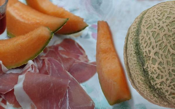 Recette melon jambon fumé cru