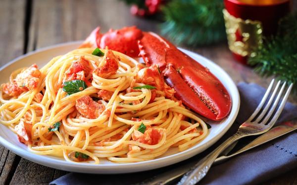 Recette de spaghettis gourmands au homard