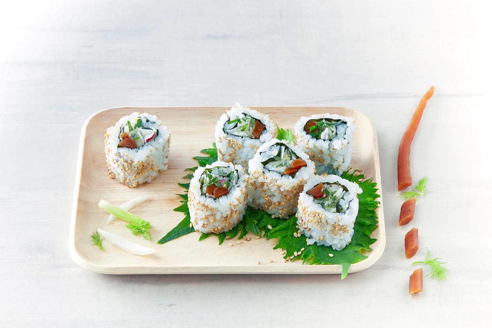 Makis au fenouil et salsifis