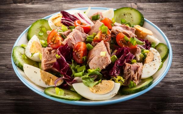 Recette salade d'été thon légumes