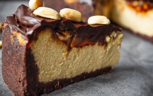 Cheesecake aux arachides et au chocolat