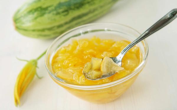 Confiture de courgettes au citron