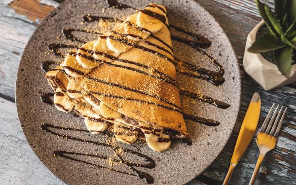 Recette crêpes chocolat banane