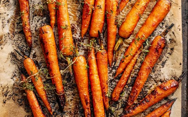 Recette carottes rôties au four