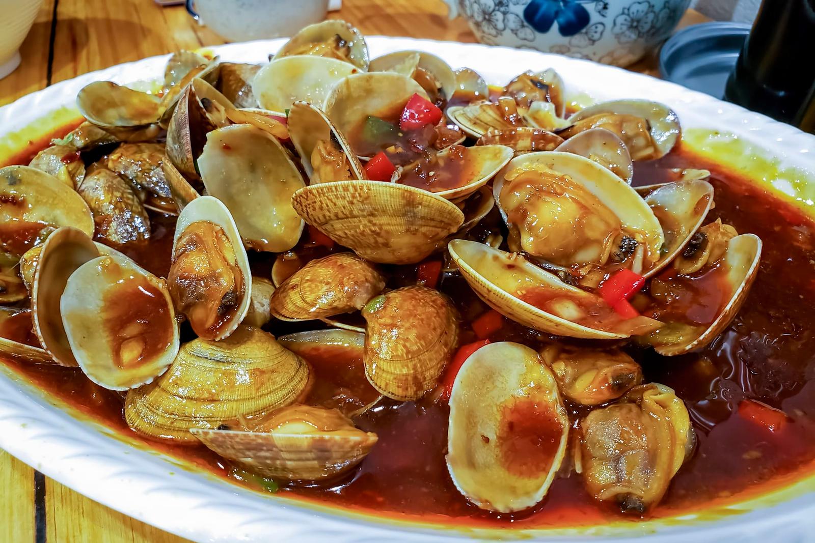 Recette palourdes frites à la sauce chinoise xo