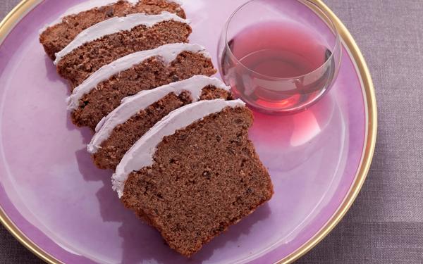 Gâteau au chocolat et au vin rouge