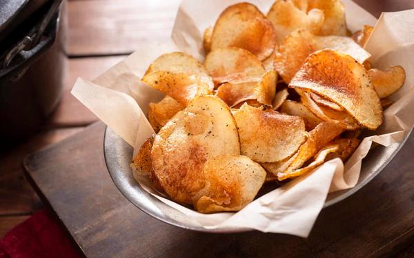 Recette chips pomme de terre croustillante