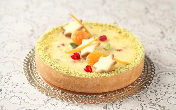 Cheesecake au chocolat blanc