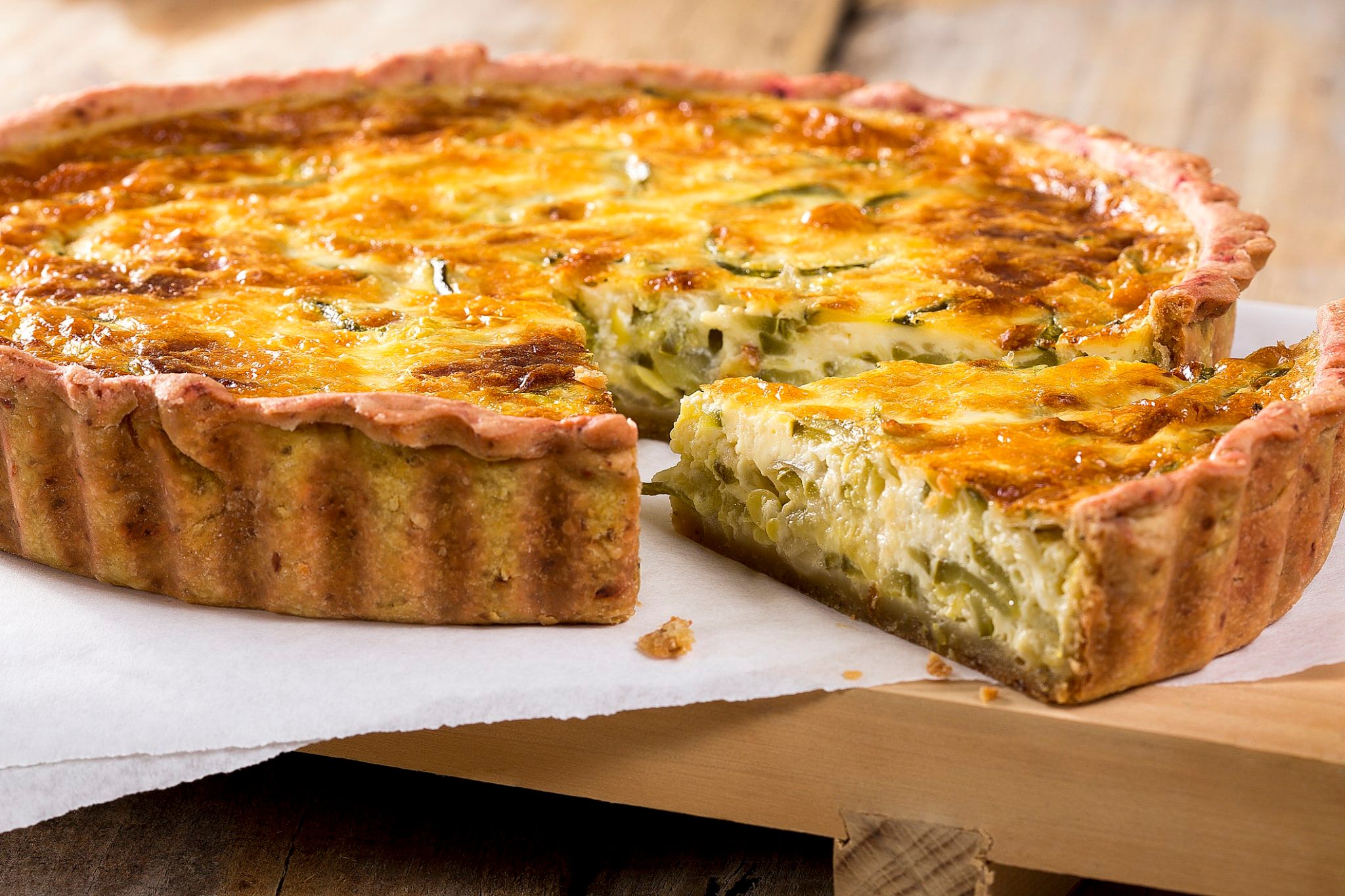 Recette quiche au poireaux