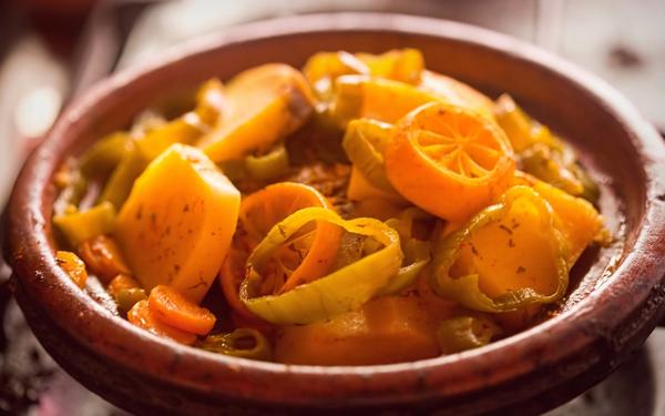 Tajine de légumes aux citrons confits