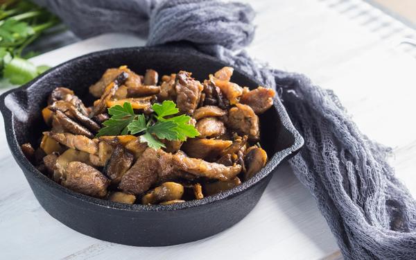 Blanquette de dinde aux champignons et épices