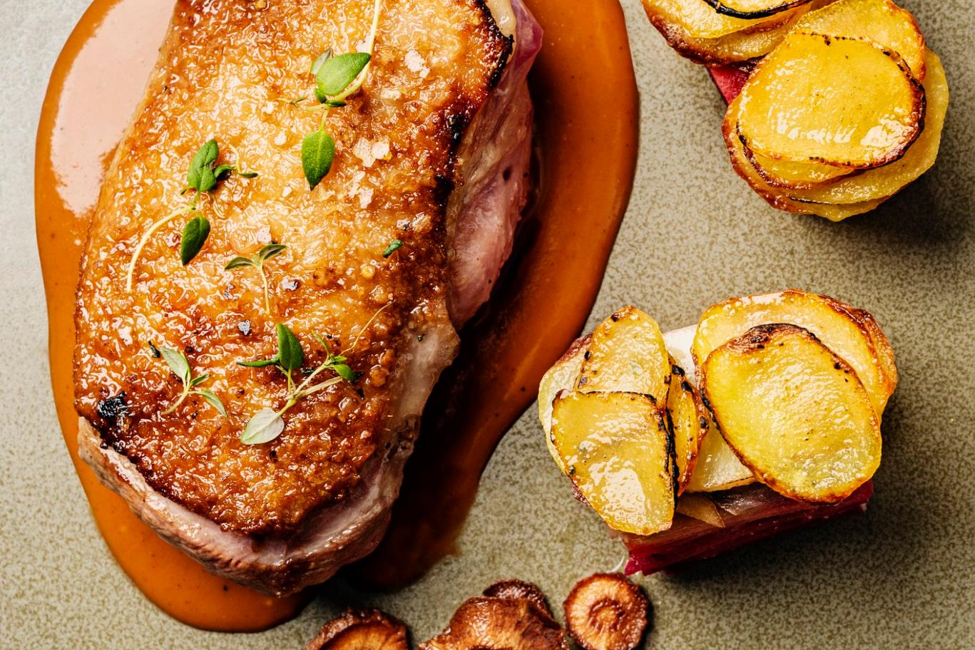 Recette de magrets de canard poêlés
