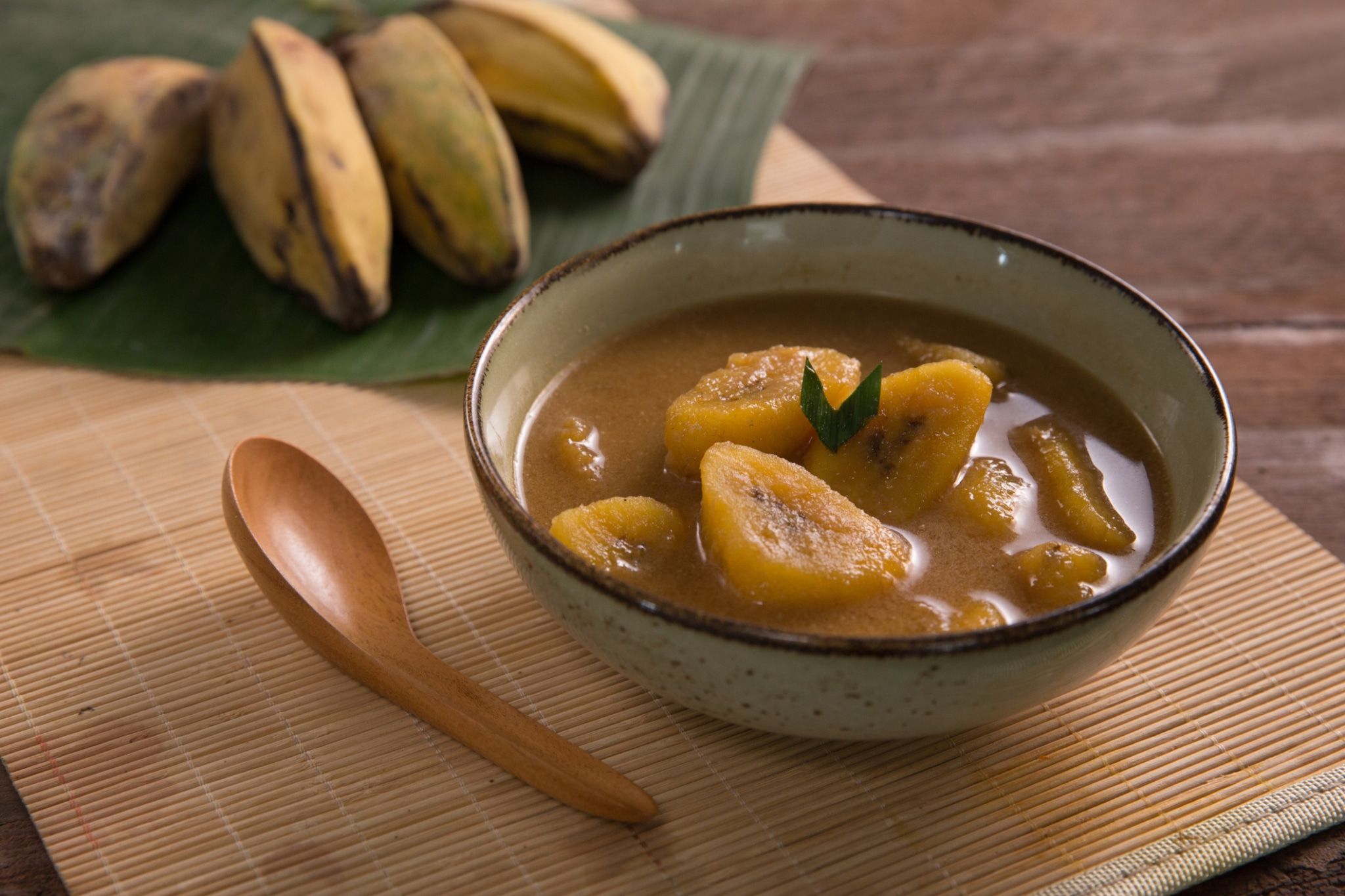 Compote de bananes à l'indonésienne