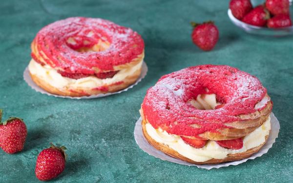 Paris-Brest à la fraise