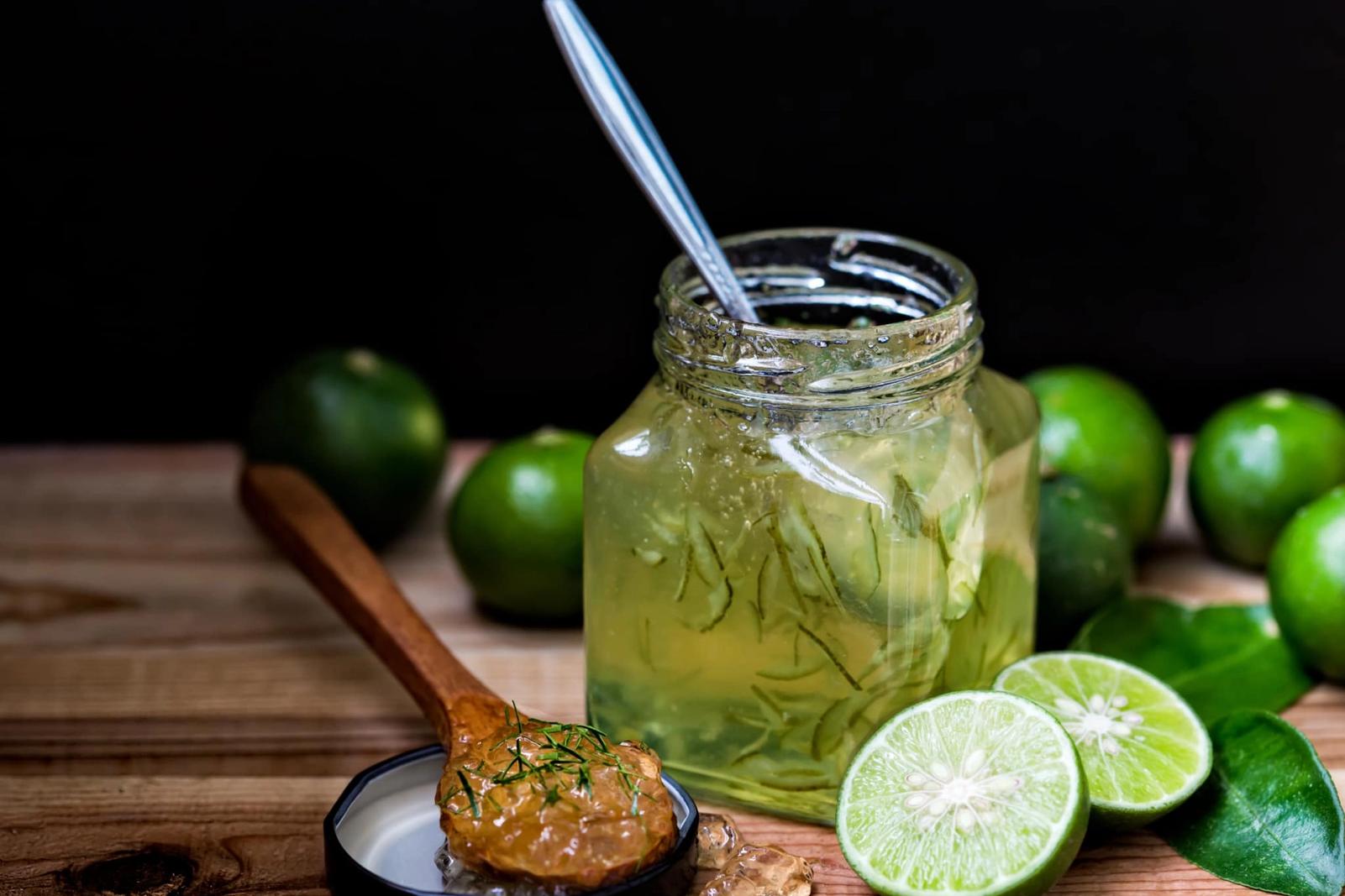 Marmelade de citrons verts