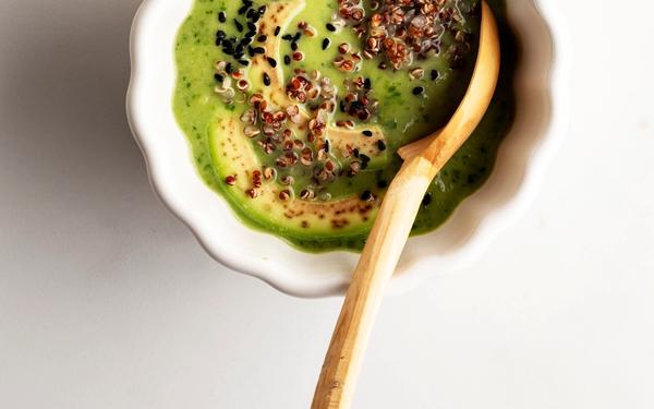 Recette soupe d'avocats et quinoa