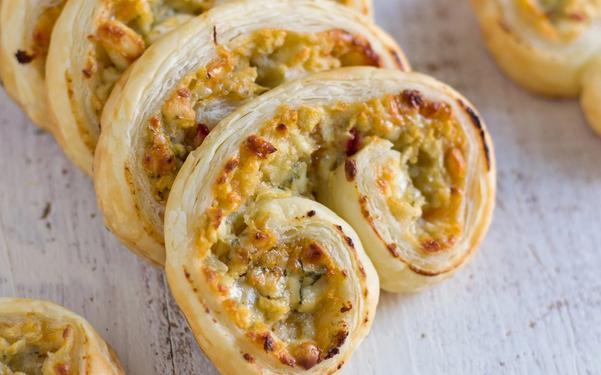 Recette de palmiers feuilleté au poulet