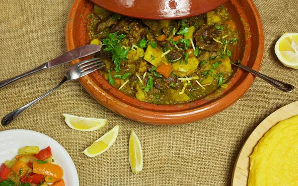 Tajine de bœuf marocain aux légumes