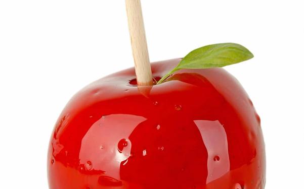 Pomme d’amour caramélisée