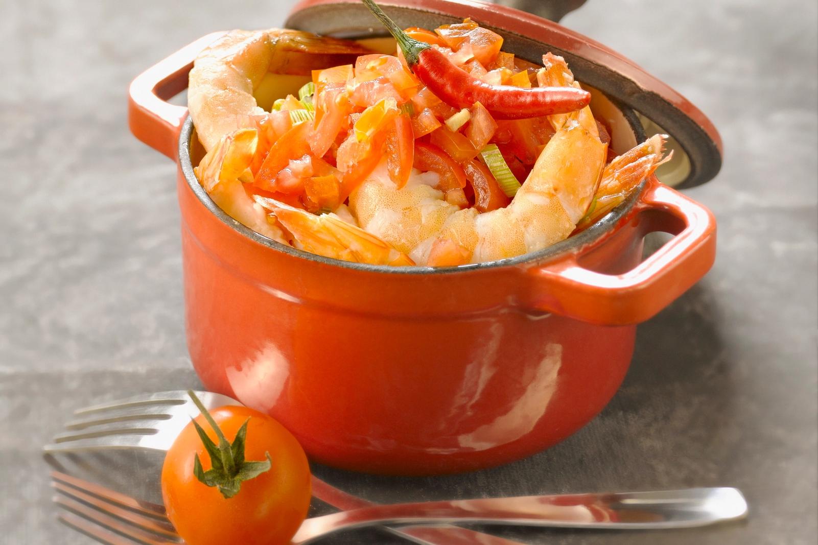 Rougail de crevettes