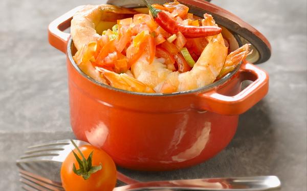 Rougail de crevettes