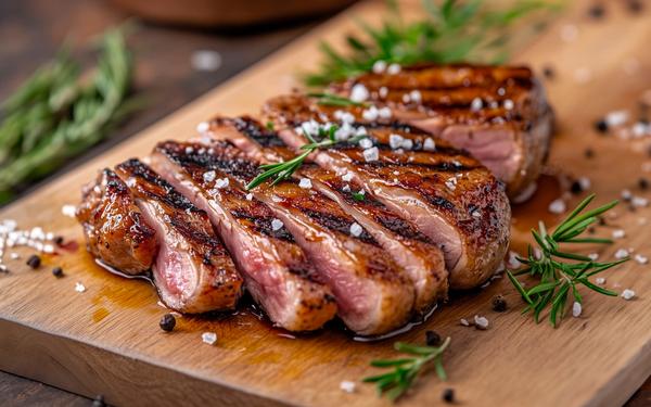 Magret de canard au miel cuit au barbecue