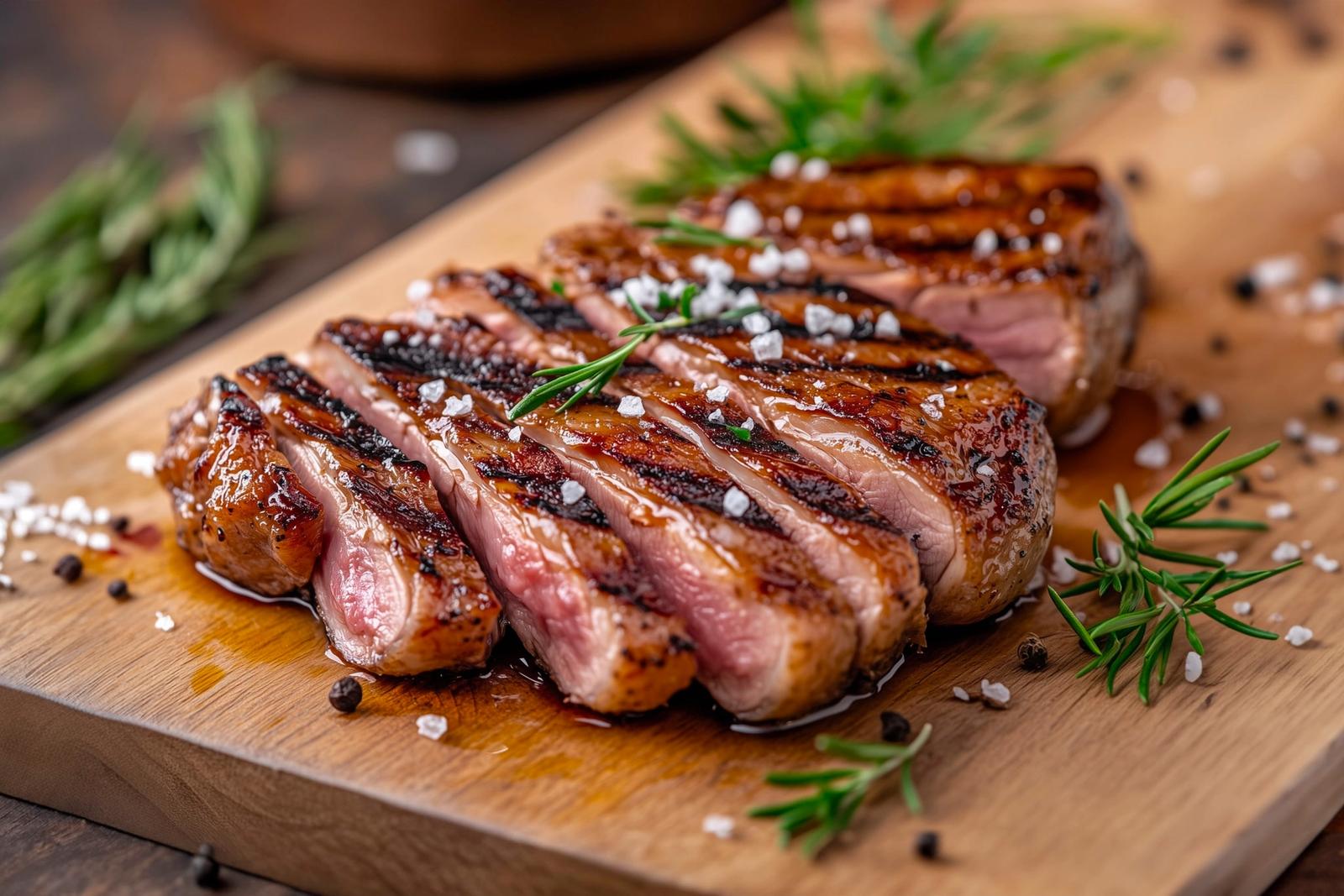 Magret de canard au miel cuit au barbecue